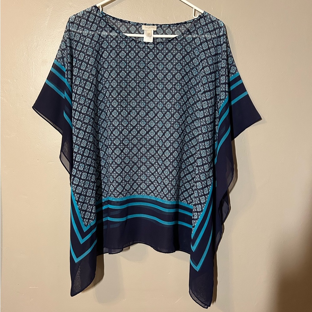 Talbots Sheer Poncho